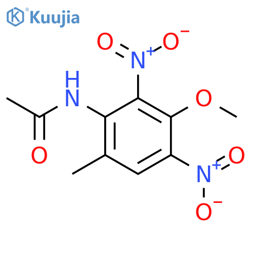 N-Acetyl-6methyl-3-methoxy-2,4-dinitro-aniline structure