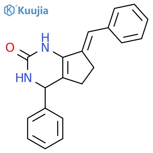 7-Benzylidene-4-phenyl-3,4,6,7-tetrahydro-1H-cyclopenta[d]pyrimidin-2(5H)-one structure