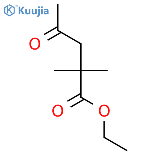 Ethyl 2,2-dimethyl-4-oxopentanoate structure