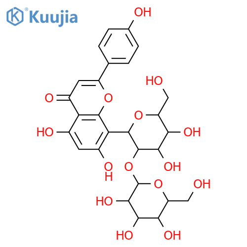 8-C-β-D-Glucopyranosyl-4',5,7-trihydroxyflavone; 2''-O-β-L-Galactopyranosyl structure
