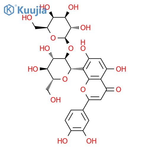 2"-O-beta-L-galactopyranosylorientin structure