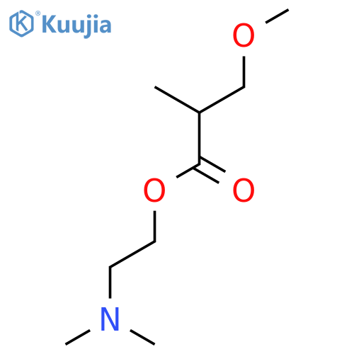 2-(dimethylamino)ethyl 3-methoxyisobutyrate structure