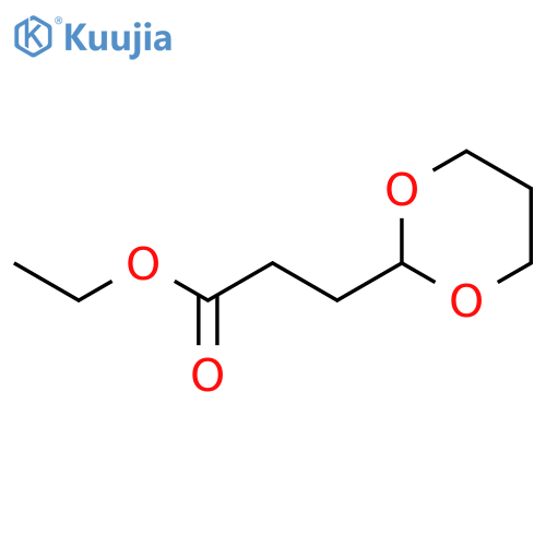Ethyl 3-(1,3-dioxan-2-yl)propionate structure