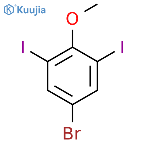 4-Bromo-2,6-diiodoanisole structure