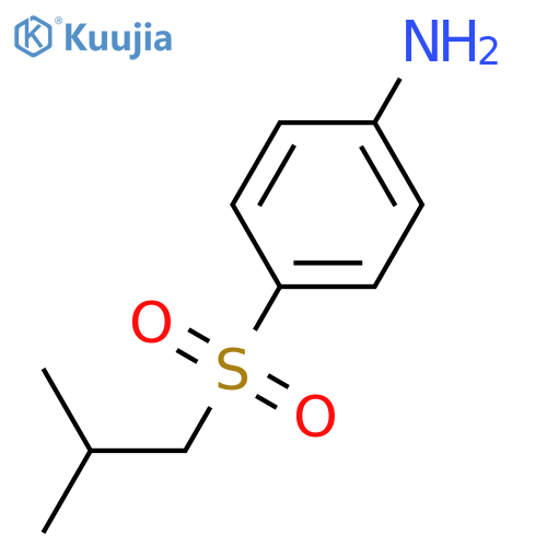4-(2-methylpropanesulfonyl)aniline structure