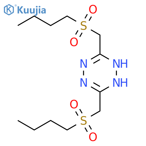 1,2,4,5-TETRAZINE, 3,6-BIS[(BUTYLSULFONYL)METHYL]-1,2-DIHYDRO- structure