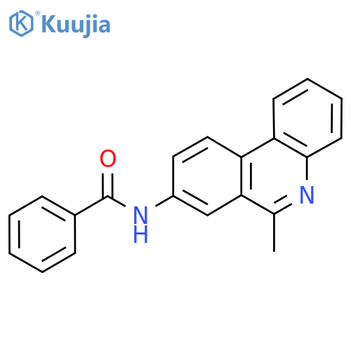 N-(6-Methylphenanthridin-8-yl)benzamide structure