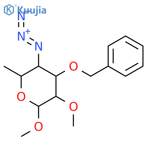 Methyl 4-Azido-4,6-dideoxy-2-O-methyl-3-O-benzyl-a-D-glucopyranoside structure