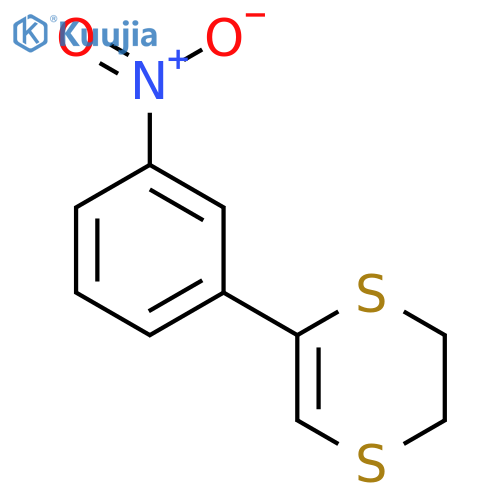 1,4-Dithiin, 2,3-dihydro-5-(3-nitrophenyl)- structure