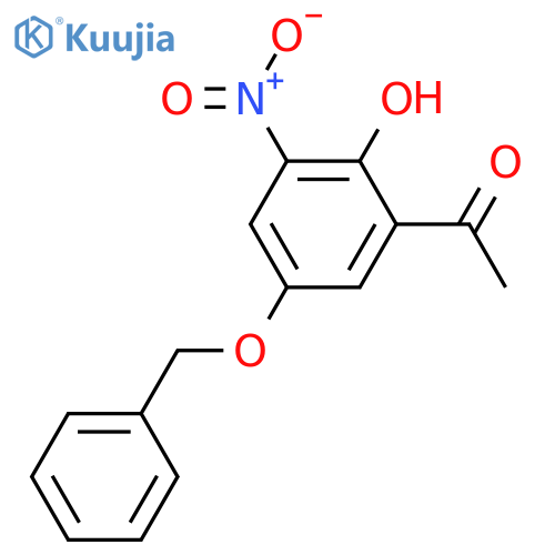 1-(5-Benzyloxy-2-hydroxy-3-nitrophenyl)ethanone structure