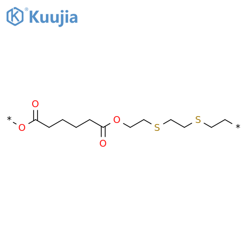 POLY[OXY(1,6-DIOXO-1,6-HEXANEDIYL)OXY-1,2-ETHANEDIYLTHIO-1,2-ETHANEDIYLTHIO-1,2-ETHANEDIYL] structure