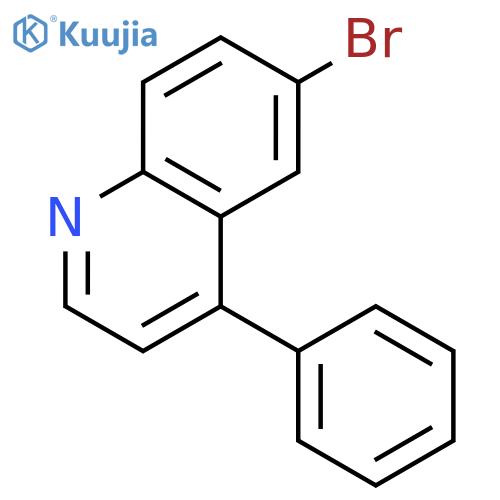 Quinoline, 6-bromo-4-phenyl- structure
