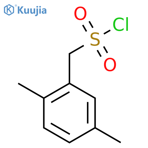 (2,5-Dimethylphenyl)methanesulfonyl chloride structure