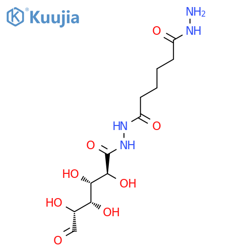 D-GLUCURONIC ACID, 2-(6-HYDRAZINO-1,6-DIOXOHEXYL)HYDRAZIDE structure