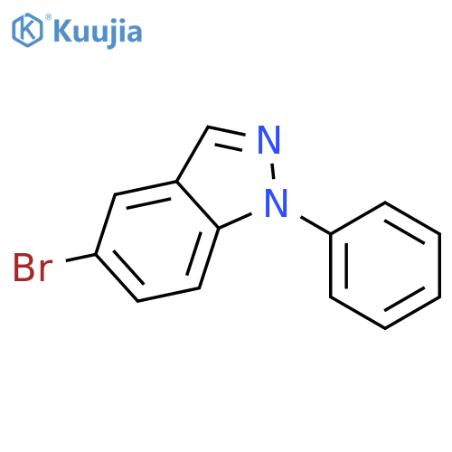 1H-INDAZOLE, 5-BROMO-1-PHENYL- structure