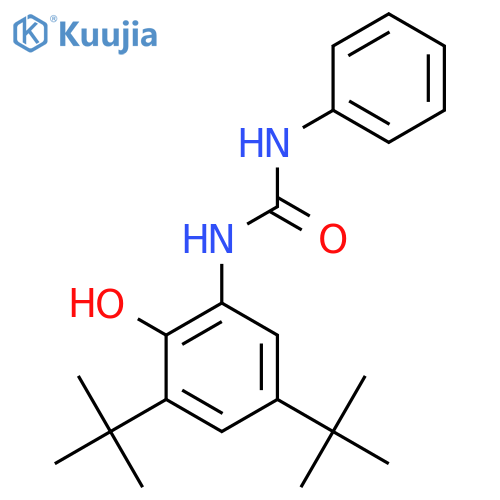 Urea, N-[3,5-bis(1,1-dimethylethyl)-2-hydroxyphenyl]-N'-phenyl- structure