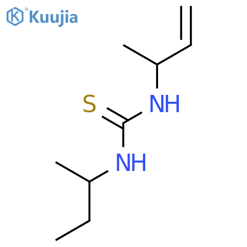 3-(but-3-en-2-yl)-1-(butan-2-yl)thiourea structure