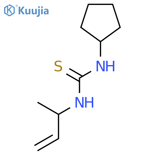 3-(but-3-en-2-yl)-1-cyclopentylthiourea structure