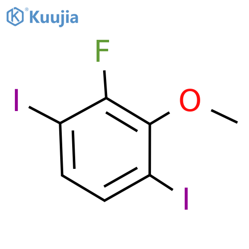 2-Fluoro-3,6-diiodoanisole structure