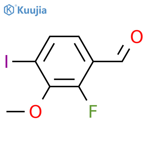 2-Fluoro-4-iodo-3-methoxybenzaldehyde structure
