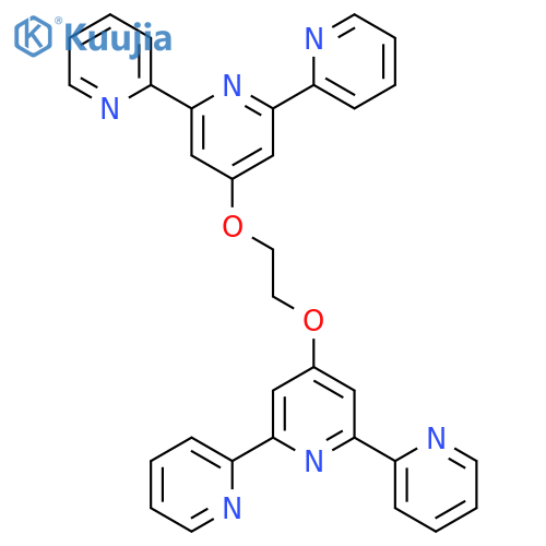 2,2':6',2''-TERPYRIDINE, 4',4''''-[1,2-ETHANEDIYLBIS(OXY)]BIS- structure