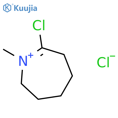 2H-Azepinium, 7-chloro-3,4,5,6-tetrahydro-1-methyl-, chloride structure
