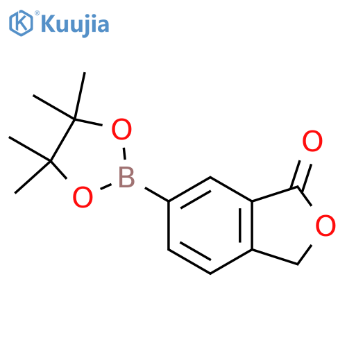 6-(4,4,5,5-tetramethyl-1,3,2-dioxaborolan-2-yl)-1,3-dihydro-2-benzofuran-1-one structure