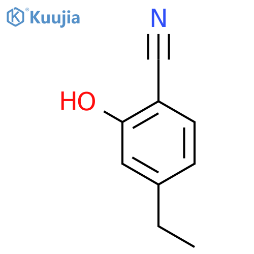 4-ETHYL-2-HYDROXYBENZONITRILE structure