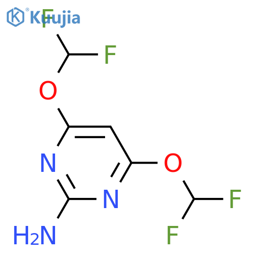 2-Amino-4,6-bis(difluoromethoxy)pyrimidine structure