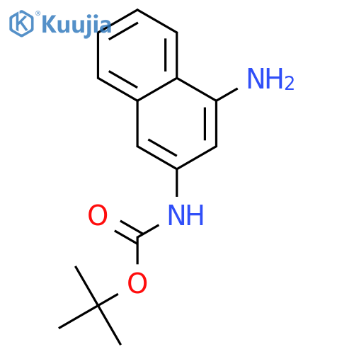 tert-butyl N-(4-aminonaphthalen-2-yl)carbamate structure