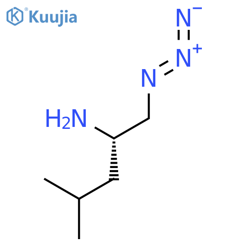 2-Pentanamine, 1-azido-4-methyl-, (2S)- structure