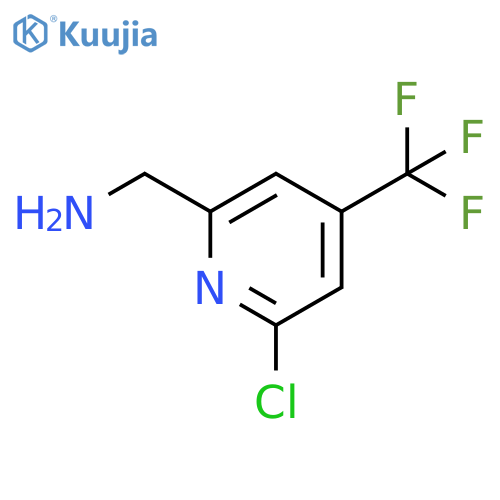 [6-chloro-4-(trifluoromethyl)pyridin-2-yl]methanamine structure