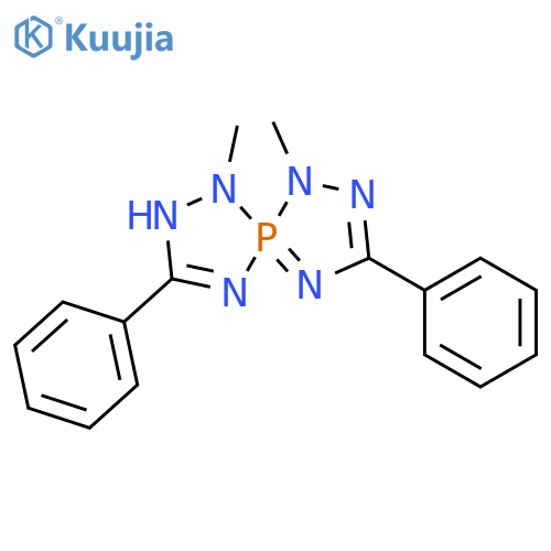 1,2,4,6,7,9-Hexaaza-5l5-phosphaspiro[4.4]nona-2,4,7-triene,1,6-dimethyl-3,8-diphenyl- (9CI) structure