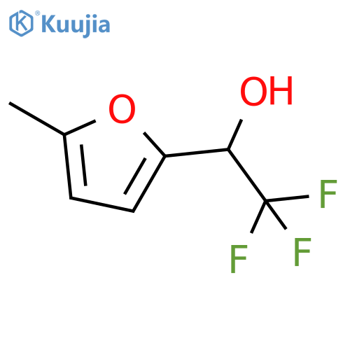 2,2,2-Trifluoro-1-(5-methylfuran-2-yl)ethanol structure