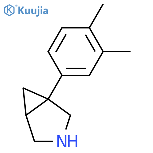 3-Azabicyclo[3.1.0]hexane, 1-(3,4-dimethylphenyl)- structure
