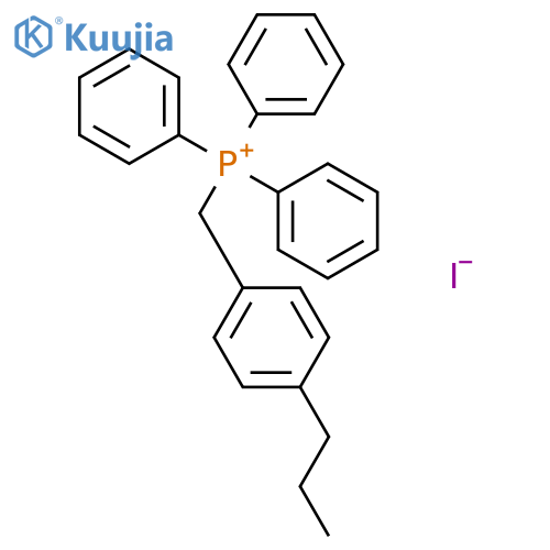 Phosphonium, triphenyl[(4-propylphenyl)methyl]-, iodide structure
