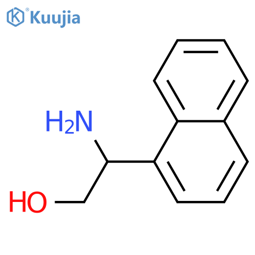 2-amino-2-(1-naphthyl)ethanol structure