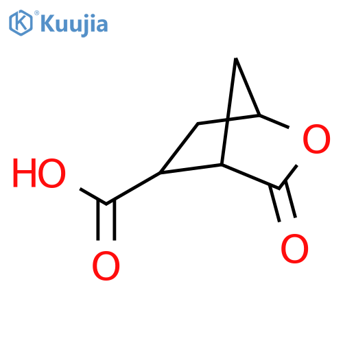 (1R,4R,5R)-3-oxo-2-oxabicyclo[2.2.1]heptane-5-carboxylic acid structure