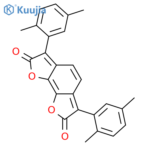 Benzo[2,1-b:3,4-b']difuran-2,7-dione, 3,6-bis(2,5-dimethylphenyl)- structure
