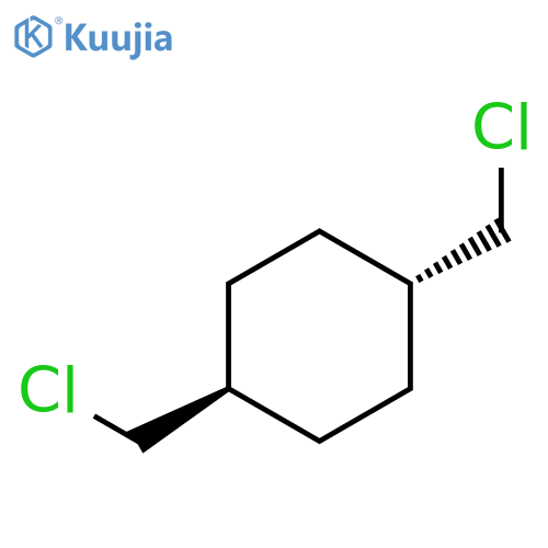 Cyclohexane, 1,4-bis(chloromethyl)-, trans- structure