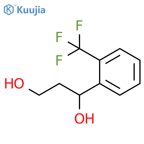 1,3-Propanediol, 1-[2-(trifluoromethyl)phenyl]- structure