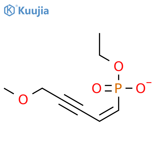 Phosphonic acid, [(1Z)-5-methoxy-1-penten-3-ynyl]-, monoethyl ester structure