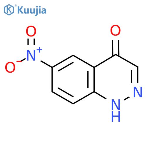 6-Nitrocinnolin-4-ol structure