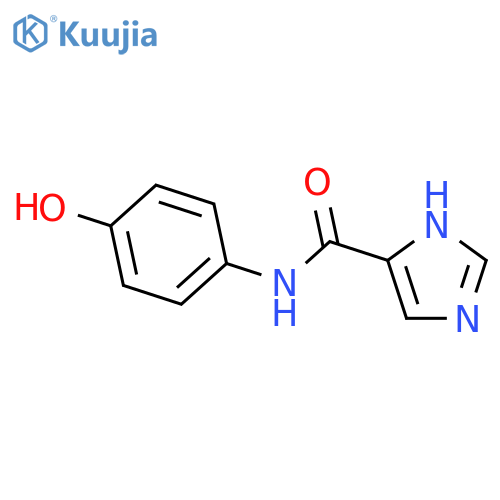 1H-Imidazole-4-carboxamide, N-(4-hydroxyphenyl)- structure