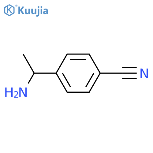 4-(1-Aminoethyl)benzonitrile structure