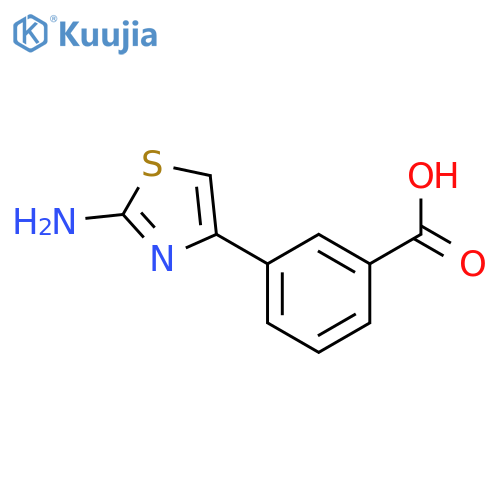 3-(2-Amino-4-thiazolyl)benzoic acid structure