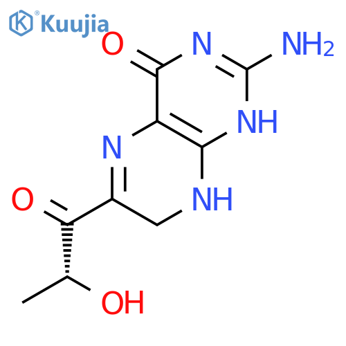 4(1H)-PTERIDINONE, 2-AMINO-7,8-DIHYDRO-6-[(2R)-2-HYDROXY-1-OXOPROPYL]- structure