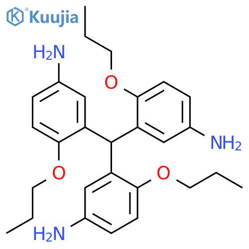 Benzenamine, 3,3',3''-methylidynetris[4-propoxy- structure