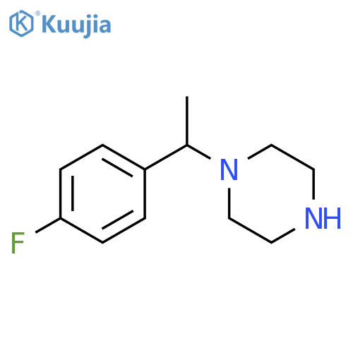 (R)-1-(1-(4-Fluorophenyl)ethyl)piperazine structure