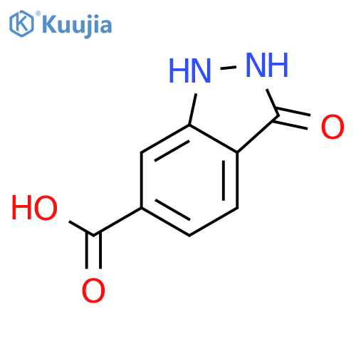 3-oxo-2,3-dihydro-1H-indazole-6-carboxylic acid structure